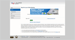 Desktop Screenshot of online.usalliance.org